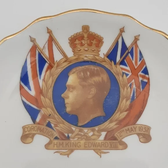 1937 H.M. King Edward VIII plate - Picture 2 of 8
